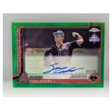 2025 Caldwell Topps Ch Pro Debut Green Ref Auto/99