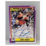 2025 Coby Mayo Topps 1990 Variation Auto RC