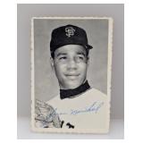 1969 TOPPS DECKLE E JUAN MARICHAL HOF 32 S