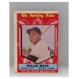 1959 Topps Willie Mays Hi # All Star HOF Creases