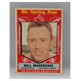 1959 Topps Bill Mazerowski High # All Star Creases