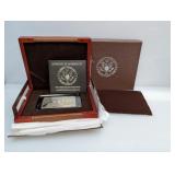 2oz .999 Silv Bar w/1oz .999 Silv Eagle $1