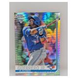 2019 Guerrero Jr. Topps Chrome Prism Ref RC #201