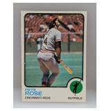 1973 Topps #130 - Pete Rose "Reds" Stain