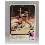 1973 Topps #170 Harmon Killebrew HOF Twins