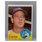 1963 Topps #566 - Cliff Cook "Mets" Hi # Series
