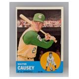 1963 Topps #539 - Wayne Causey "Athletics"