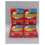 (4) 1988 Donruss Baseball Packs