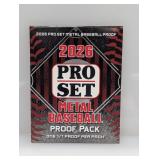 2026 Pro Set Metal Baseball 1/1 Proof Pack