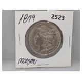 1879 90% Silv Morgan $1 Dollar