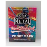 2026 Leaf Metal Vivid Baseball 1/1 Proof Pack