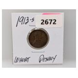 1913-S Wheat Penny