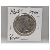 1925-S 90% Silv Peace $1 Dollar