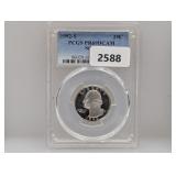 PCGS 1992-S PR69DCAM 90% Silv Wash Quarter