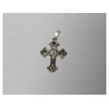 .925 Sterling Cross Pendant