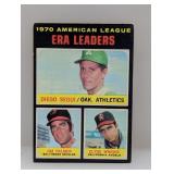 1971 Topps Diego Segui Jim Palmer Clyde Wright I/S
