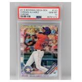 2019 Bowman Chrome Mega Yordan Alvarez MOJO PSA 10