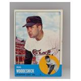 1963 Topps #517 Hal Woodeshick Hi # Series Surface