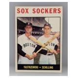 1964 Topps #182 Sox Sockers Yastrzemski HOF
