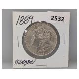 1889 90% Silv Morgan $1 Dollar