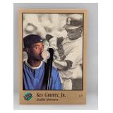 1992 Leaf Studio Blowing Bubble Gum Ken Griffey Jr