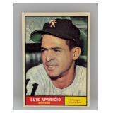 1961 Topps Luis Aparaicio HOF White Sox Indent