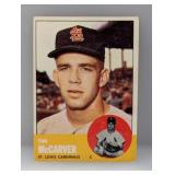 1963 Topps #394 Tim McCarver HOF Cardinals