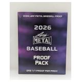 2026 Leaf Metal Baseball 1/1 Proof Pack