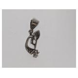 .925 Sterling Kokopelli Pendant
