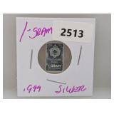 1G .999 Silv Scottsdale Mint Bar