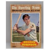 1962 Topps #468 Brooks Robinson All Star HOF