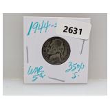 1944-S 35% Silv War Nickel