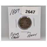 1857 Flying Eagle Penny