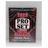 2026 Pro Set Metal Baseball 1/1 Proof Pack