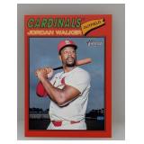 2026 Topps Heritage Jordan Walker Red Variation