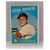 1959 Topps Stan Musial #150 Hof Surface