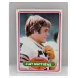 1980 Topps Clay Matthews 418