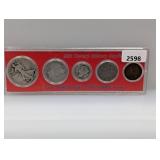 20th Century WWI Coin Set 90% Silv