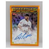 2024 Andy Pettitte Topps Finest Orange Ref Auto/25