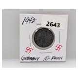 1943 Germany 10 Reich