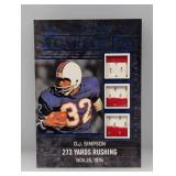 2020 Leaf in the Game Used Sports OJ Simpson 12/25