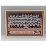 1957 Topps St. Louis Cardinals Team #243 Surface