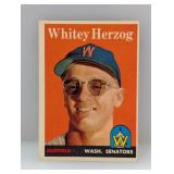 1958 Topps Whitey Herzog #438 Hof Surface/Wrinkles