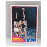 1981 Topps Kareem Abdul Jabbar West 106