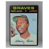 1971 Topps #400 Hank Aaron "Hall Of Fame Braves"