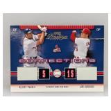 2003 Pujols Edmonds Playoff Prest Relic Bases /400