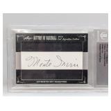 2012 Irvin Leaf History Of Baseball Cut Auto BGS