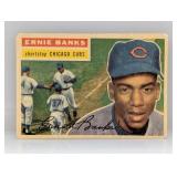 1956 Topps #15 - Ernie Banks "Hall Of Fame - Cubs