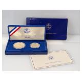 US Liberty 90% Silv Two Coin Set