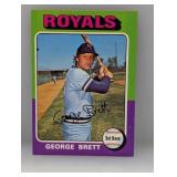 1975 Topps #228 George Brett RC HOF Royals Corners